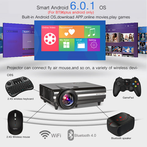 Full HD 1080P Support 4K Video LED Projector