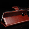 Image of Luxury Leather Wallet Case For HTC One M8