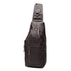 Image of Men Genuine Leather Business Casual Shoulder Crossbody Bag