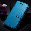 Image of Luxury Leather Wallet Case For HTC One M8