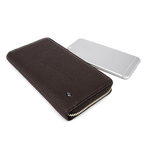 Men Charging Wallet Anti-lost Smart Wallet Multi-function Long Purse