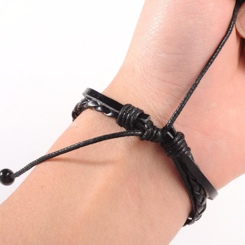 Leather Zodiac Bracelet