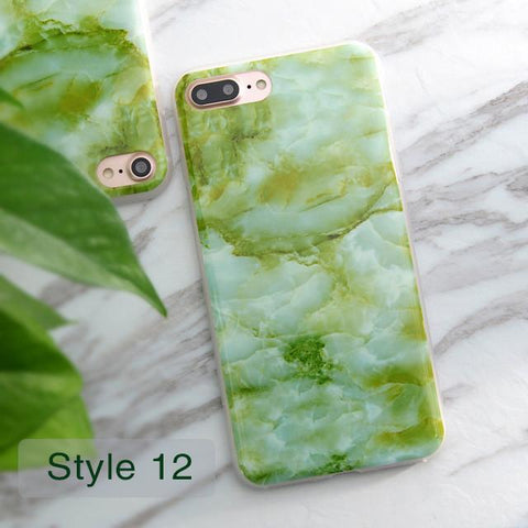 Granite Scrub Marble Stone Painted Case For iphone