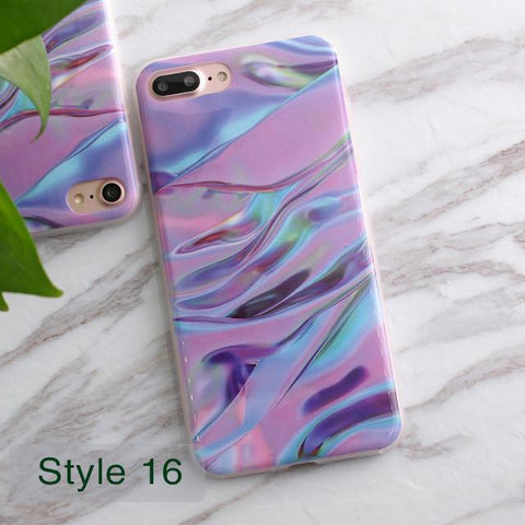 Granite Scrub Marble Stone Painted Case For iphone