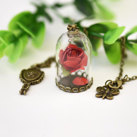 Fashion Hot Little Prince Rose Necklace