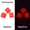 Image of 20 x Luminous Phosphoresce Wheel Nuts Covers Protective Cap Car Accessories Bolt Caps Hub Screw Protector Silica Gel 17# 19# 21#