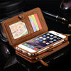 Image of Retro Vintage Leather Multifunctional Wallet Case