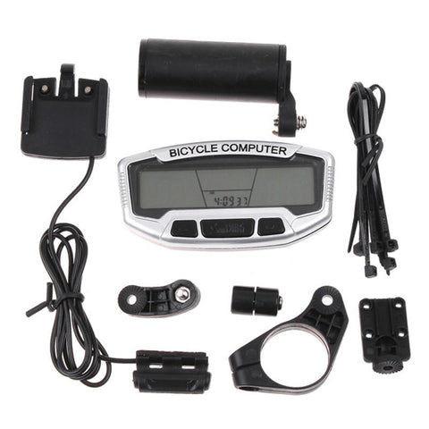 28 Functions Waterproof Bicycle Computer Digital LCD Accessories