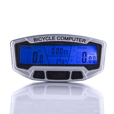 28 Functions Waterproof Bicycle Computer Digital LCD Accessories