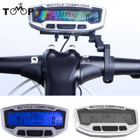 28 Functions Waterproof Bicycle Computer Digital LCD Accessories