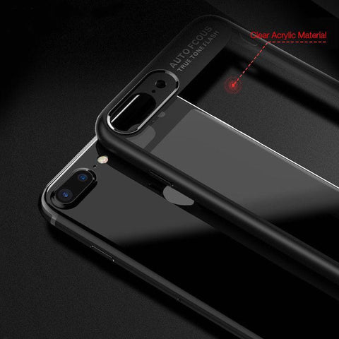 Luxury Ultra Slim Clear Shockproof Bumper Case For Iphone