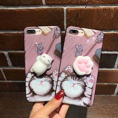 3D Squishy Cute Phone Case For iPhone