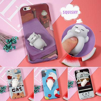 3D Squishy Cute Phone Case For iPhone