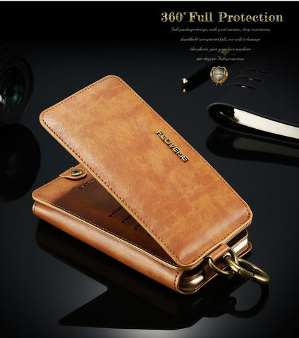 Vintage Leather Multifunctional Wallet Case