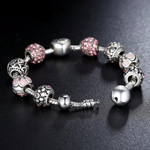 Charm Bracelet & Bangle with Love