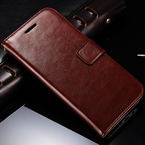 Luxury  Leather Wallet Case For HTC One M8