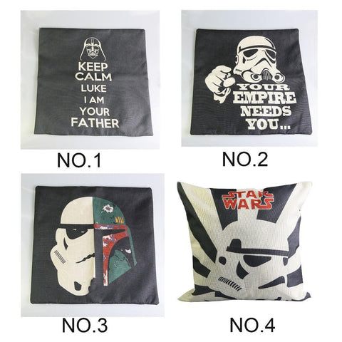 Handsome Seat Cushion Pillow Cover Star Wars