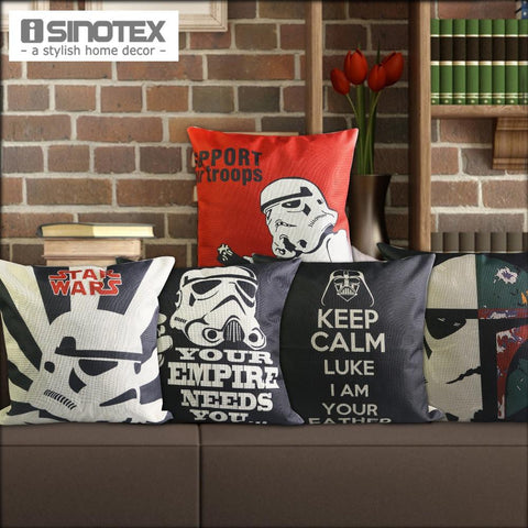 Handsome Seat Cushion Pillow Cover Star Wars