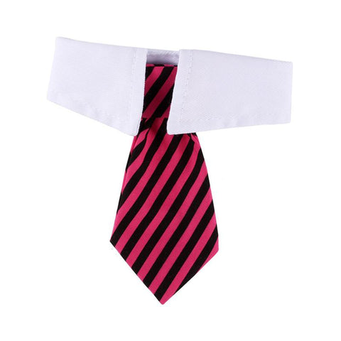 Pet Striped Bow Tie Collar