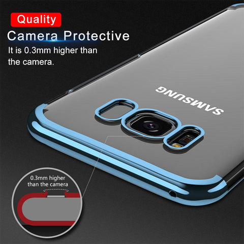 Light Luxury 3D Plating  Case for S8 S8 Plus