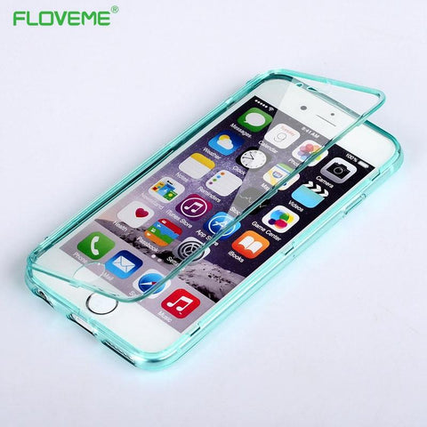 Fashion Soft Transparent TPU Gel case for iPhone