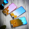 Image of Gradient Blue-Ray Light Case For Apple iPhone