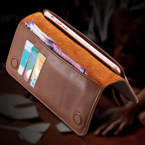 Luxury Retro Leather Wallet Under 5.5 Inch