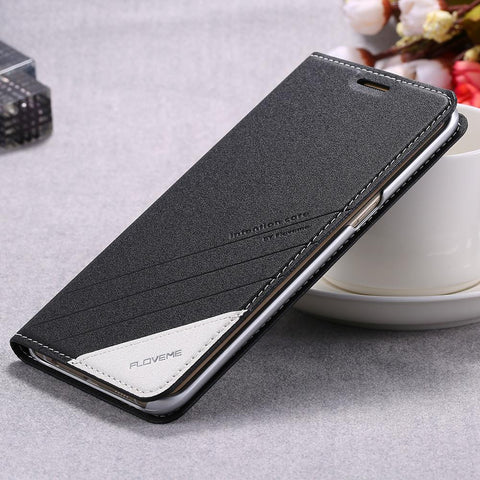 Magnetic Flip Wallet Phone Cases For Samsung Galaxy S6 S7 Edge Plus