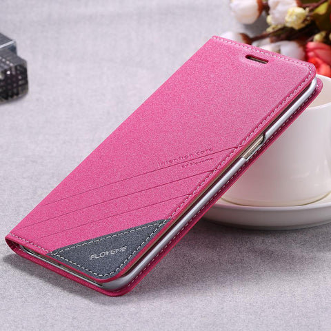 Magnetic Flip Wallet Phone Cases For Samsung Galaxy S6 S7 Edge Plus