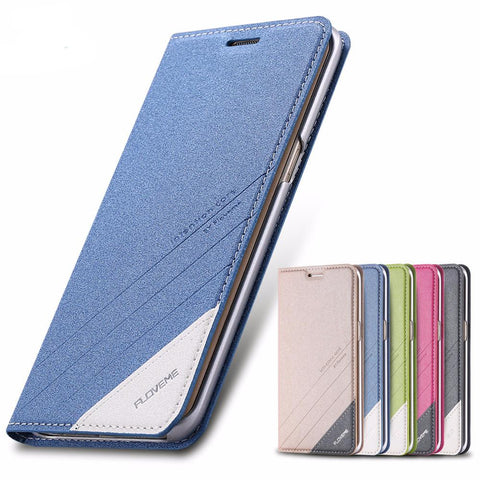 Magnetic Flip Wallet Phone Cases For Samsung Galaxy S6 S7 Edge Plus