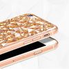 Image of Luxury 3D Diamond Texture Soft TPU Clear For iPhone