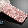 Image of Luxury 3D Diamond Texture Soft TPU Clear For iPhone