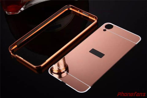 Luxury Gold Plating Armor Aluminum Case Cover For HTC One M8 M9 M10