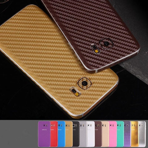 3D Carbon Fiber Full Body Back Film Sticker Case Cover Wrap Skin