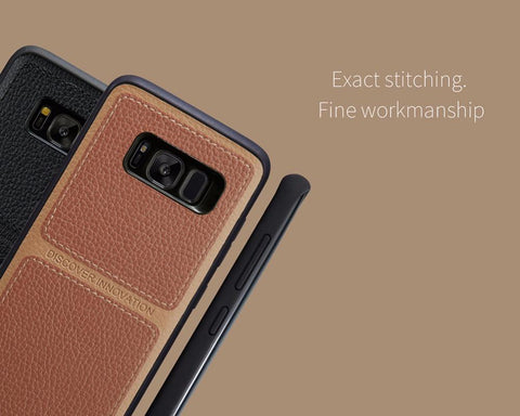 Burt PU Leather Back Cover for Samsung Galaxy S8 S8+