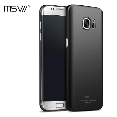 MSVII Brand Luxury Updated 4-Level Oil-Painting Case for Samsung Galaxy S7(5.1'') & S7 edge(5.5'') Hard PC Smooth/Frosted Cover