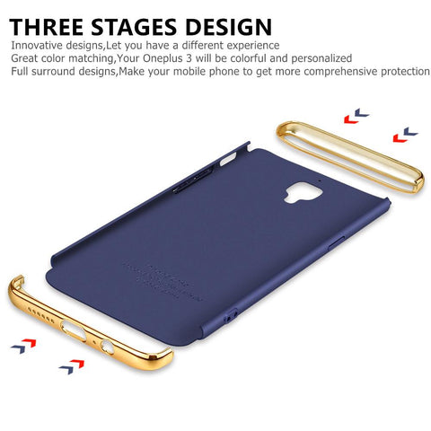 Electroplated 3 in 1 Phone Case for OnePlus 3/3T