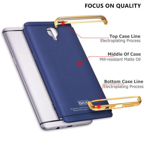 Electroplated 3 in 1 Phone Case for OnePlus 3/3T