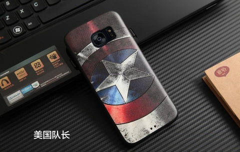 Marvel Cover Case for Samsung Galaxy S7 Edge