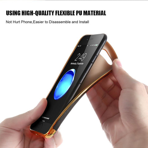 Luxury Thin Back Soft Gold Case For iPhone 7/7 Plus