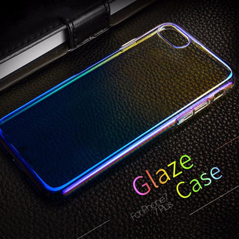 Aurora Gradient Color Transparent Case For iPhone 7/ 7 Plus