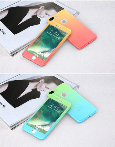 Gradient Color Protection Cover Cases