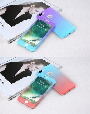 Gradient Color Protection Cover Cases