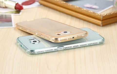 Transparent Diamond Cases For Samsung Galaxy