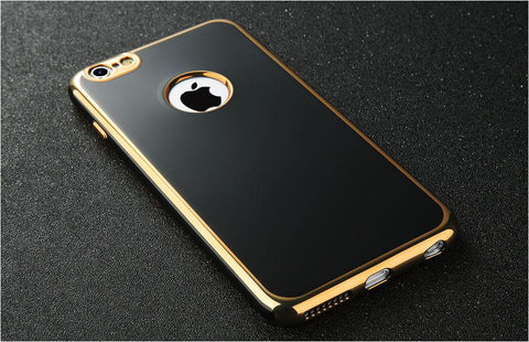 Full Body Luxury Electroplated TPU Phone Case For iPhone