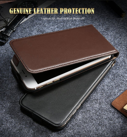 Retro Flip Leather Case for iPhone