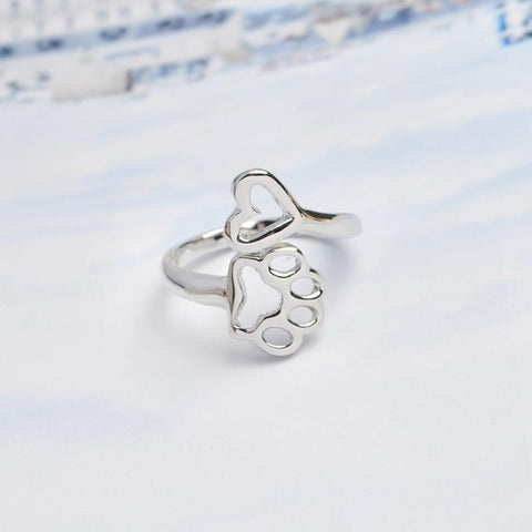 Beloved Dog Paw Ring