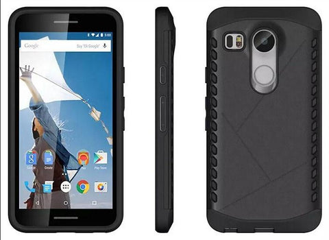 Silicone protective case for Google Nexus 5X + Free Tempered Glass