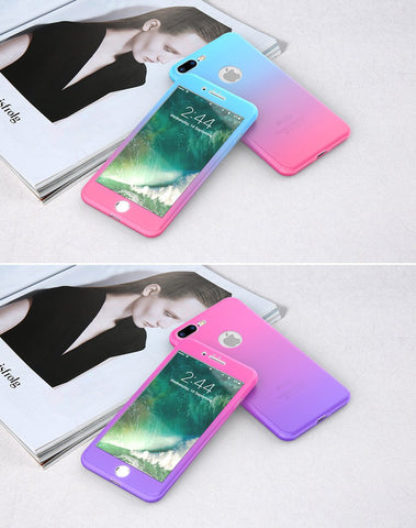 Gradient Color Protection Cover Cases