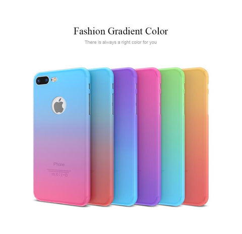 Gradient Color Protection Cover Cases